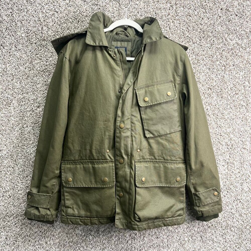 J. Crew Factory Olive Green Utility Jacket unisex